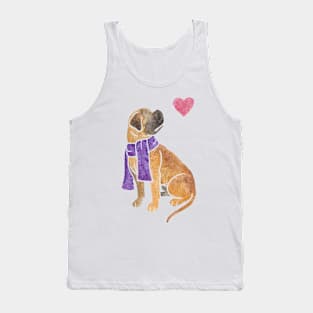 Watercolour Bullmastiff Tank Top